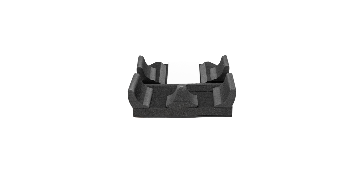 Wonderseat SuperHigh Cushion with foam inserts and ishical inserts, shown without cover.