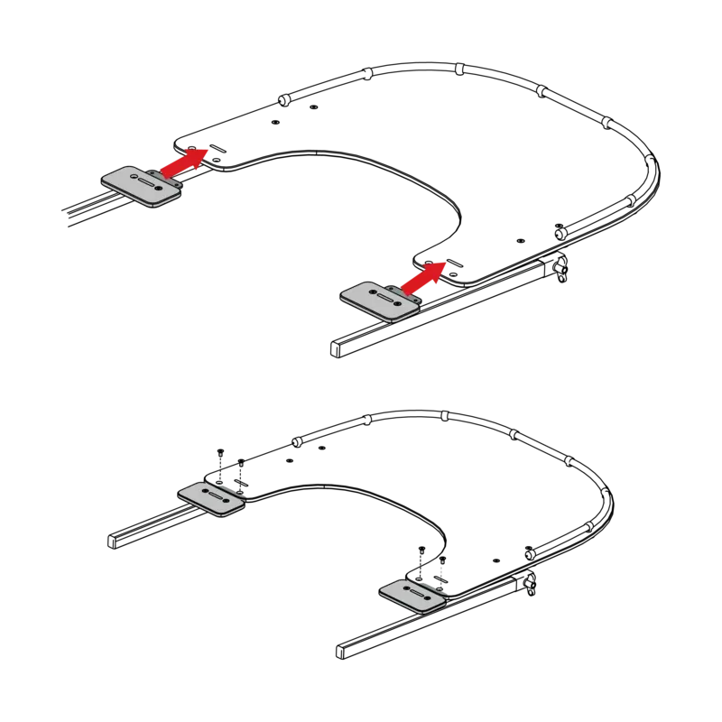 Jenx Supine Stander Tray Extension Wings