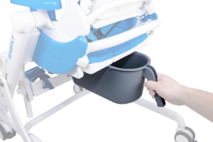 Sharky Removable Commode pan with retainer
