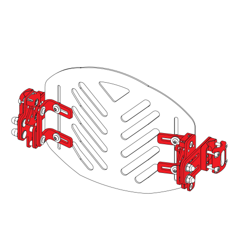 Single-Mount-Back-Support-Hardware