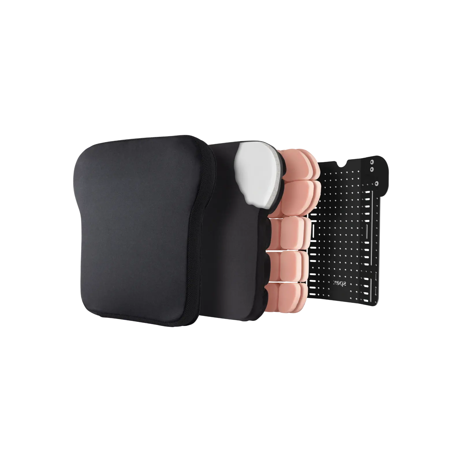 Spex-T-Shape-Back-Support-Exploded-Black-medium