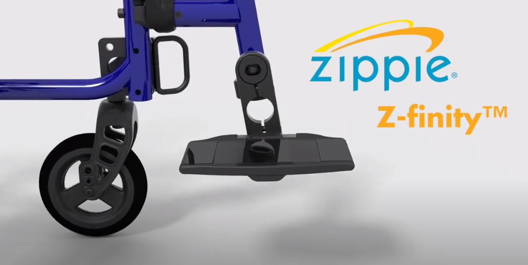 Zippie-Z-finity-Foot-rest-system