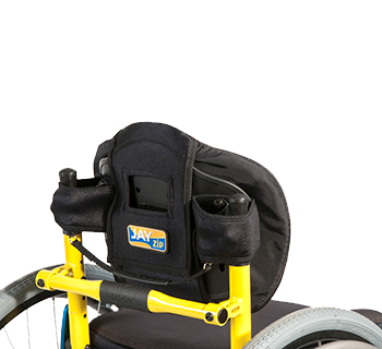 Jay Back support on child specific wheelchair.
