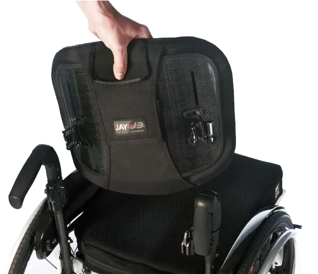 J3 Carbon back support clip on.