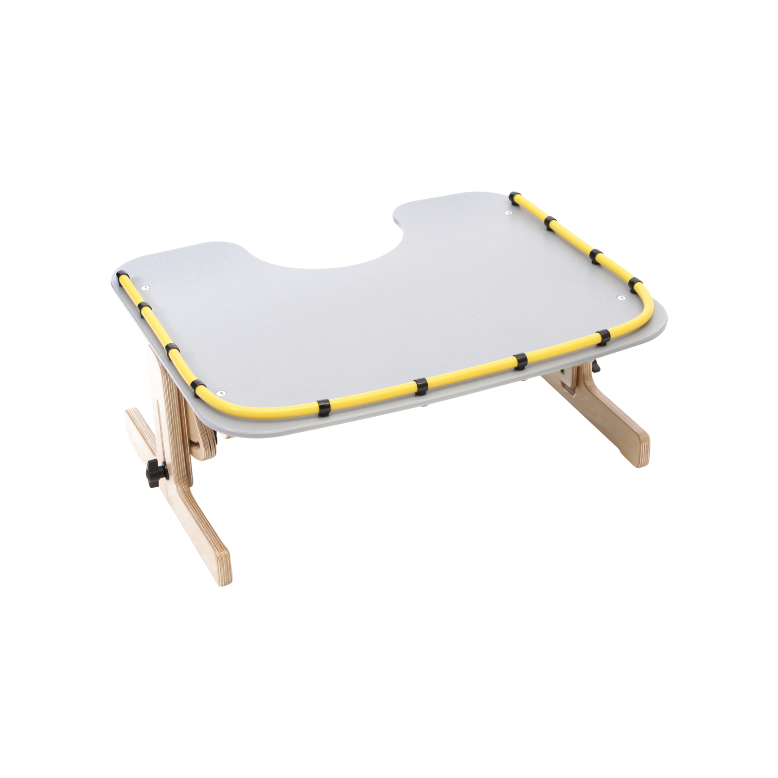 Sturdy, clear, wipe-clean surface