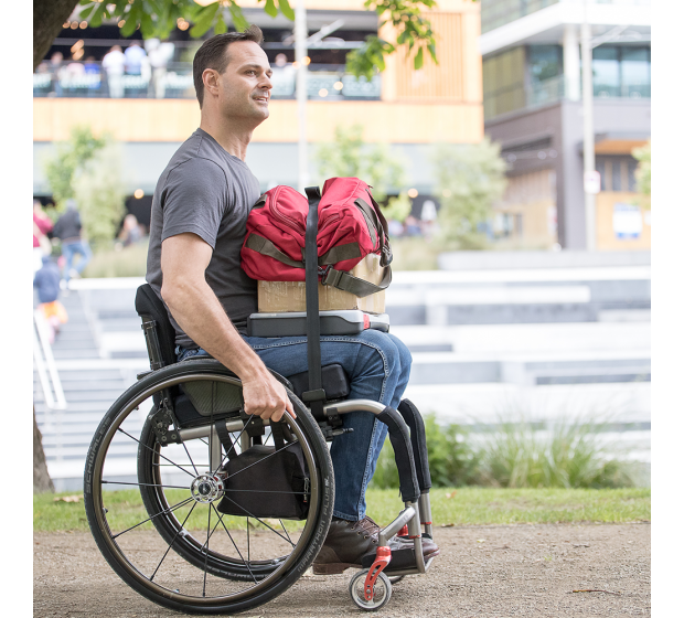 LapStacker Flex for Manual Wheelchairs