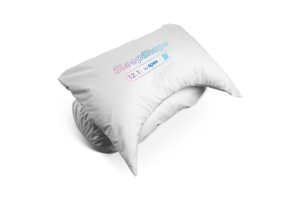 SleepShape Cushion 12.1 (Hemi Comfort) shown with white comfy cover.